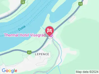 Thermal Hotel Visegrád Visegrád a térképen