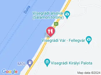 Vár Hotel Kastélyszálló Kávézója Visegrád a térképen