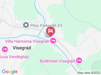 Villa Harmónia Visegrád a térképen