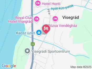 Visegrád Vendégház Visegrád a térképen