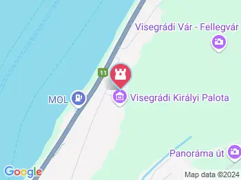 Királyi Palota - Visegrádi Mátyás Király Múzeum Visegrád a térképen