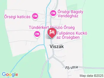 Tulipános Kuckó az Őrségben Viszák a térképen