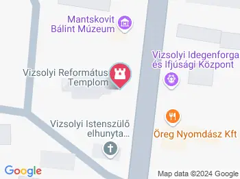 Vizsolyi Biblia Vizsoly a térképen