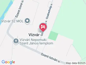 Dráva Menti Szálláshely Vízvár a térképen