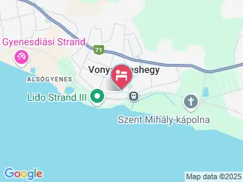 Arany Ház Vonyarcvashegy a térképen