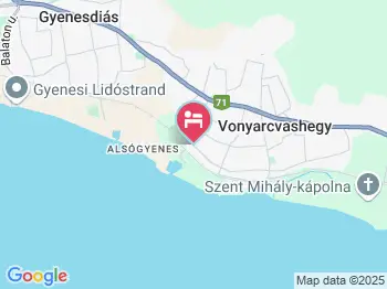 Balassa Családi Apartman Vonyarcvashegy a térképen
