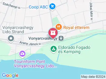Balatoni halászok emlékműve Vonyarcvashegy a térképen