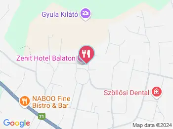 Zenit Balaton Étterem & Bar Vonyarcvashegy a térképen