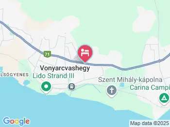 Bujtor Apartman Vonyarcvashegy a térképen