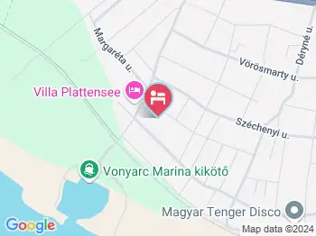 Dolce Villa Balaton Vonyarcvashegy a térképen