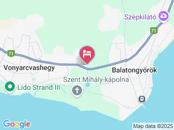 Engelhaus Apartmanház Vonyarcvashegy a térképen
