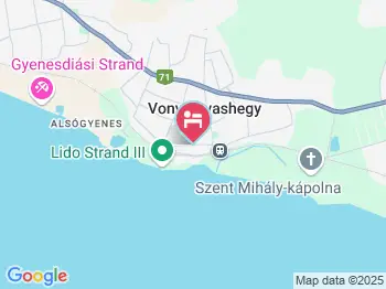 Janika Panzió Vonyarcvashegy a térképen