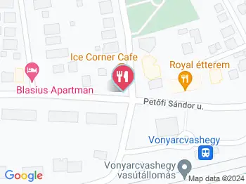 Jégsarok fagyizó Vonyarcvashegy a térképen