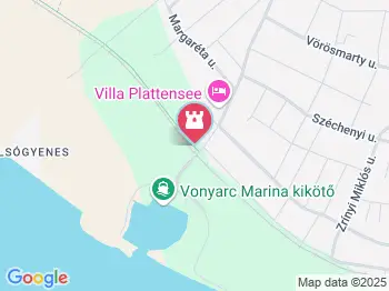 Kerékpárút, kerékpártúra Vonyarcvashegy a térképen