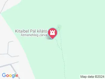 Kitaibel Pál-kilátó Vonyarcvashegy a térképen