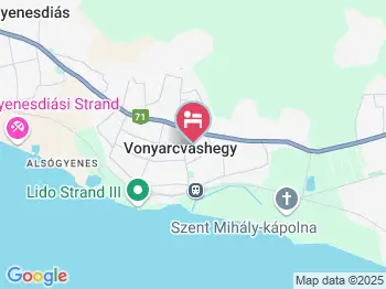 Laura Haus Vonyarcvashegy a térképen