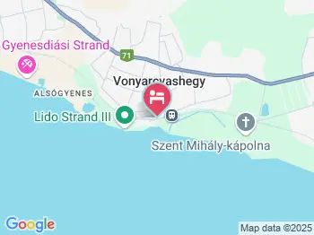 Like Apartmanház Vonyarcvashegy a térképen