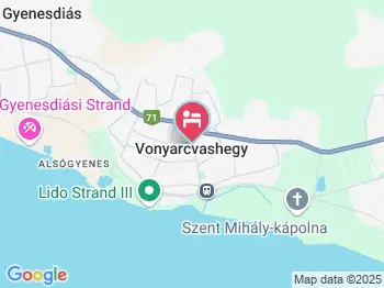 Mantra Ház Vonyarcvashegy a térképen