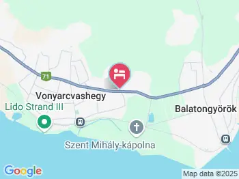 Nap Apartman Vonyarcvashegy a térképen