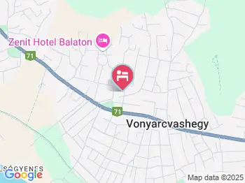 Papp Apartman Vonyarcvashegy a térképen