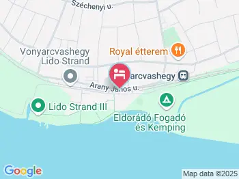 Sissi Panzió Vonyarcvashegy a térképen