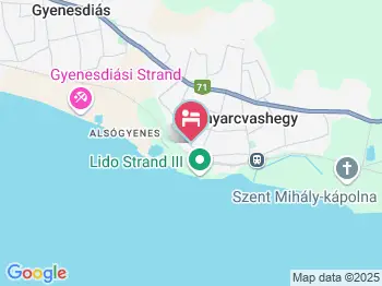 Tollár Nyaraló Vonyarcvashegy a térképen