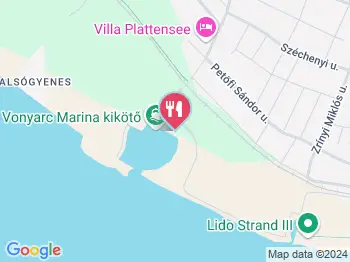 Vonyarc Marina Bisztro & Bár Vonyarcvashegy a térképen