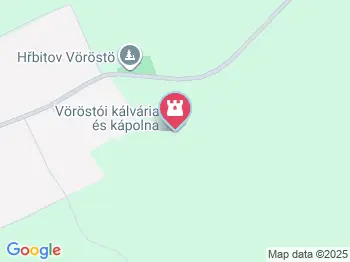 Vöröstói kálvária és kápolna Vöröstó a térképen