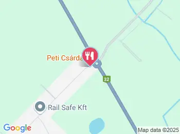 Peti Csárda Zagyvarékas a térképen