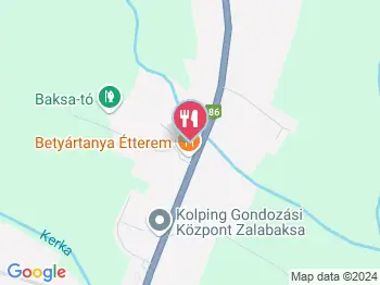 Betyártanya Étterem Zalabaksa a térképen