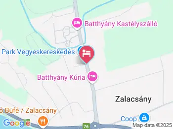 Zala Springs Golf Resort Zalacsány a térképen