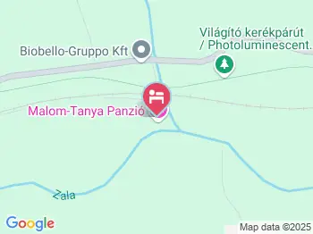 Malom Tanya Panzió Zalacséb a térképen