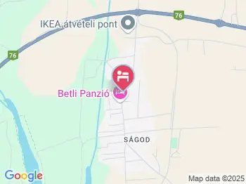 Betli Panzió Zalaegerszeg a térképen