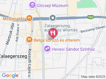 Betti Cukrászda Zalaegerszeg a térképen