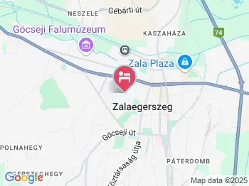 Csóka Vendégház Zalaegerszeg a térképen