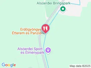 Erdőgyöngye Étterem Zalaegerszeg a térképen