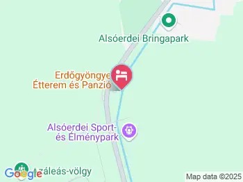 Erdőgyöngye Panzió Zalaegerszeg a térképen