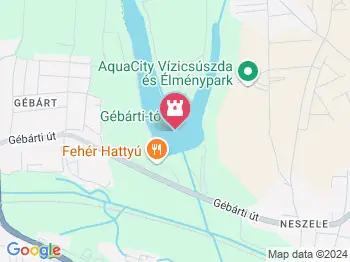 Gébárti-tó Zalaegerszeg a térképen