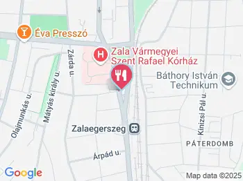 Göcsej Palatinus Panzió és Étterem Zalaegerszeg a térképen