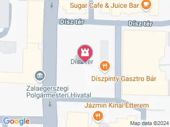 Göcseji tulipán-szökőkút Zalaegerszeg a térképen