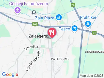 Három Kívánság Étterem Zalaegerszeg a térképen