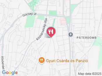 Jánkahegyi Gyuri Csárda Zalaegerszeg a térképen