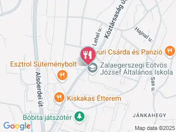 Kiskakas Vendéglő Zalaegerszeg a térképen