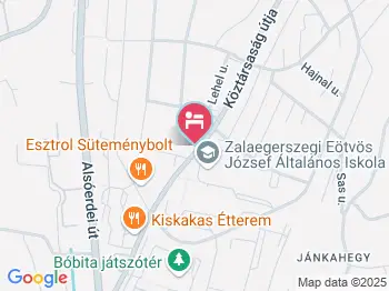 Kiskakas Panzió Zalaegerszeg a térképen