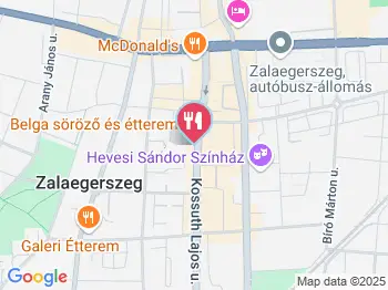 Mimosa Lounge Zalaegerszeg a térképen