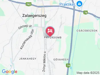 Pitvar Panzió Zalaegerszeg a térképen