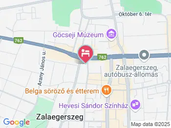 Szent Kristóf Apartmanhotel Zalaegerszeg a térképen