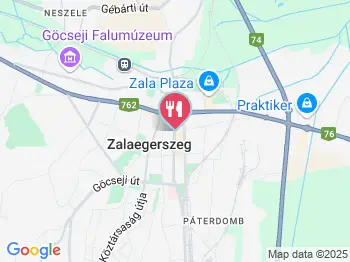 Taverna Étterem Zalaegerszeg a térképen
