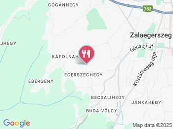 Vándor Vigadó Zalaegerszeg a térképen