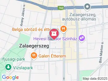 Városi Hangverseny-és Kiállítóterem Zalaegerszeg a térképen